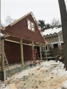 Construction work in Newbury MA